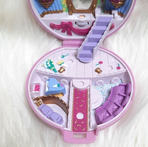 Vintage Bluebird Polly Pocket Ballet Ballerina Theater Compact 1993 - Picture 4 of 8